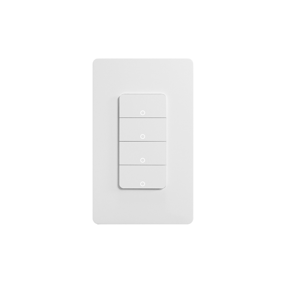 Smart Light Switch Wifi - THIVN-Matter対応 Wi-Fiスマートライトスイッチ 4連式 米国規格 プッシュボタン式 壁面スイッチ