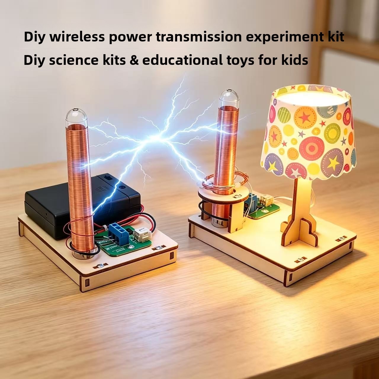 Electronics Project Kit - ワイヤレス電力伝送モデル DIY電子工作キット 物理実験用教材モデル