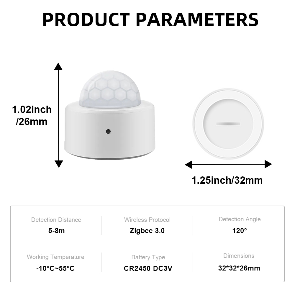 Tuya ZigBee 光センサー 輝度センサー スマート照 - Smart Home Automation Kit のレビューと価格