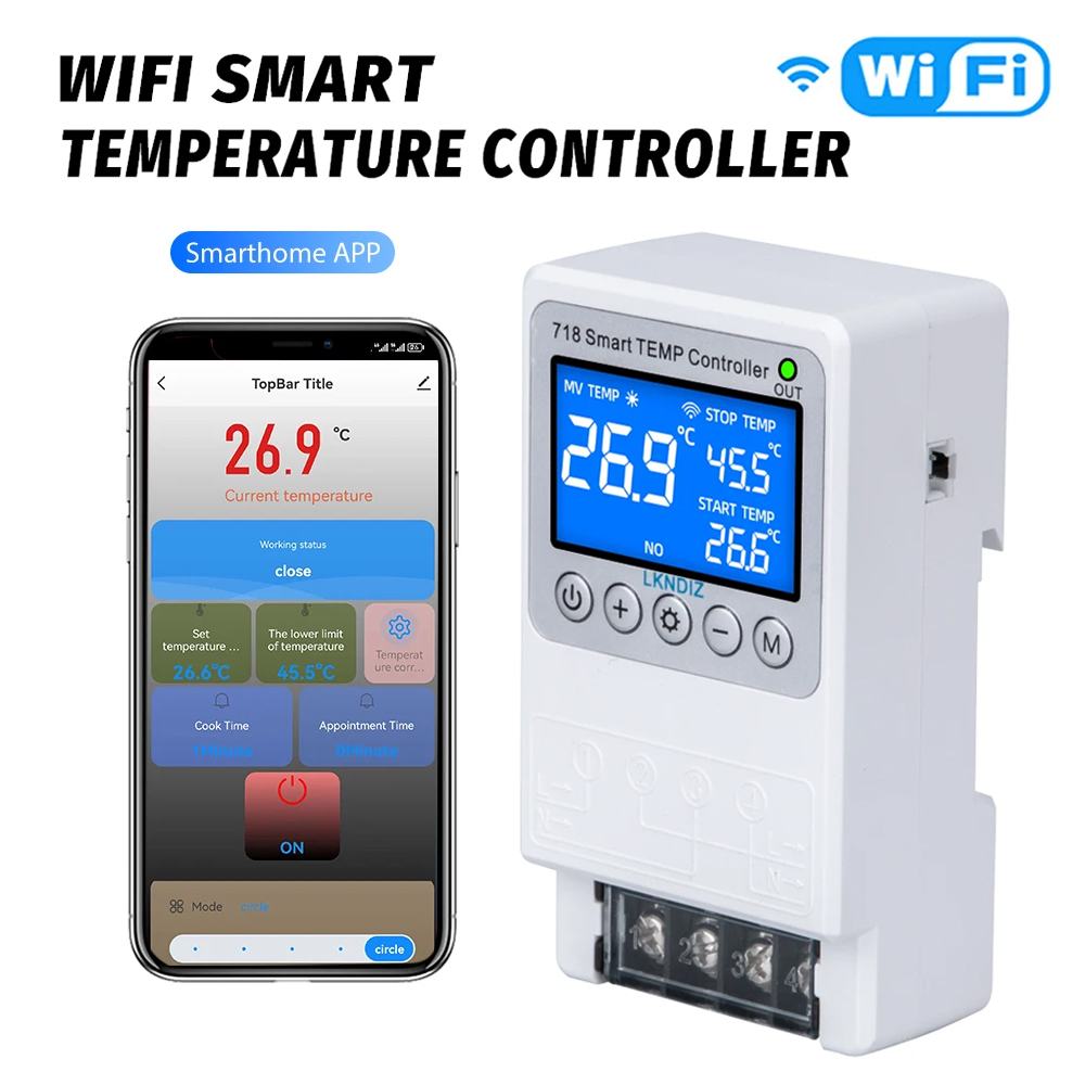 接続された温度コントローラー,定数サーモスタット,タイミング - Wifi Thermostat のレビューと価格