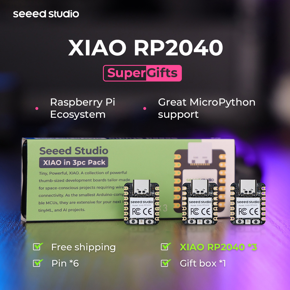 XIAO-RP2040シースタジオマイクロコントローラー、デ - Microcontroller Kit のレビューと価格