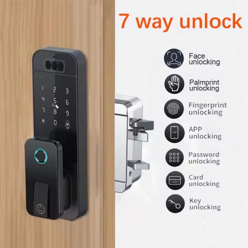 TYSH Matter Tuyaスマートリムロック、顔認証カ - Smart Door Lock Wifi のレビューと価格