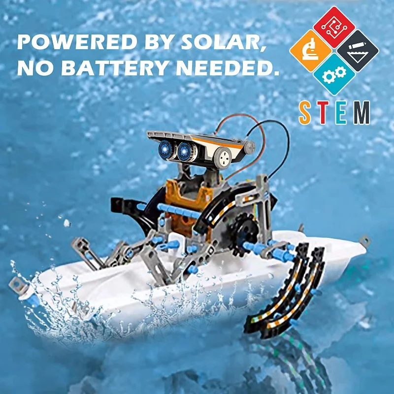 13-in-1 ソーラーパワーロボットキット STEM教育D - Stem Robotics Kit のレビューと価格