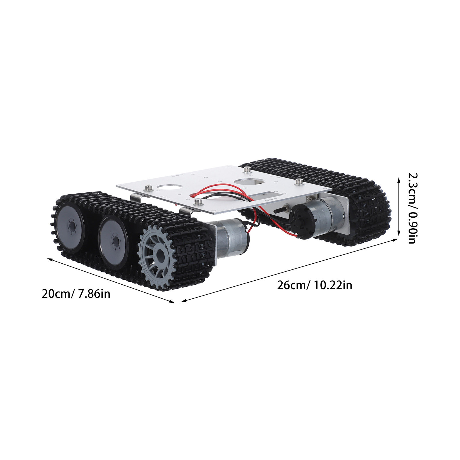 金属製ロボット戦車シャーシキット - 12Vモーター搭載、R - Stem Robotics Kit のレビューと価格