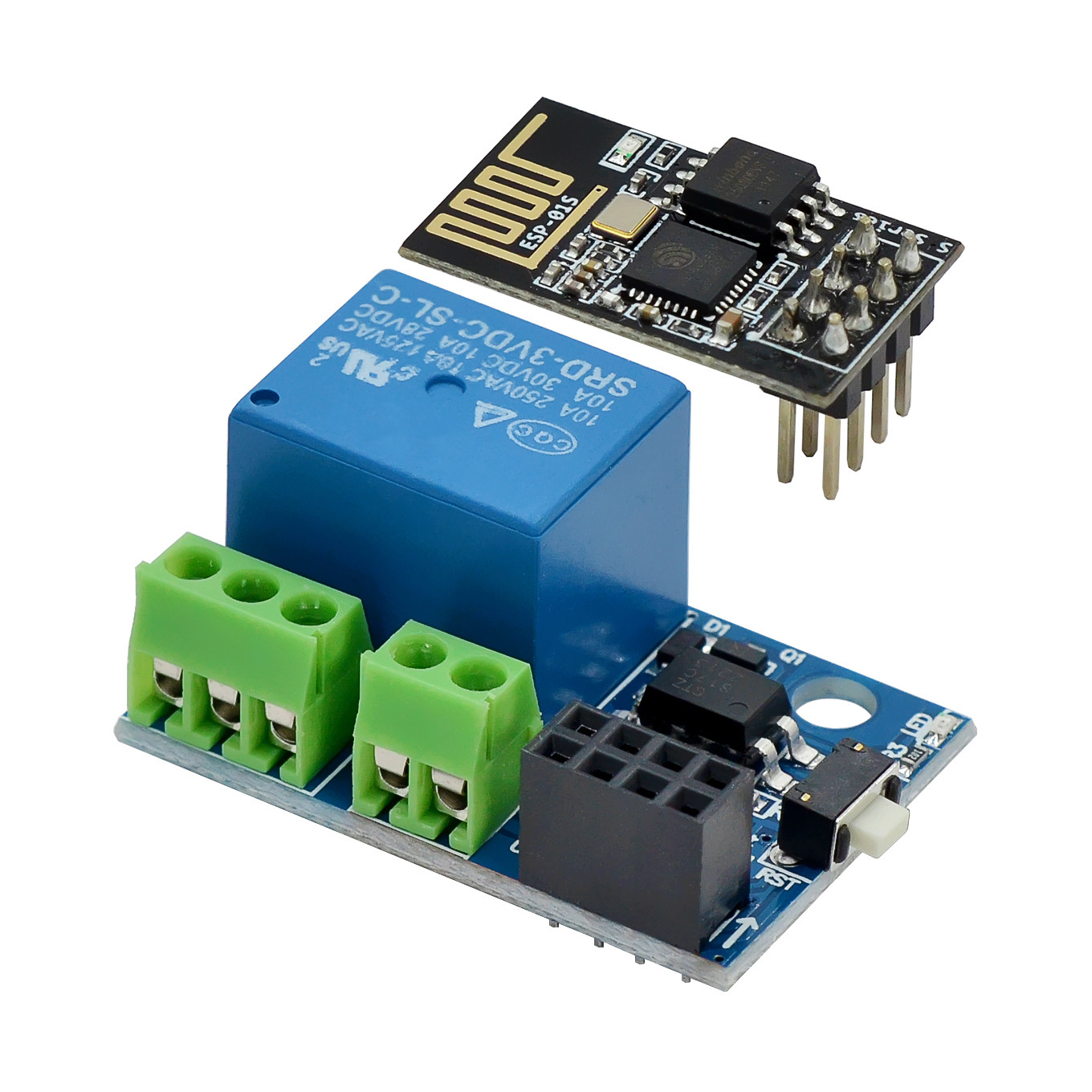 ESP-01S WiFi リレーモジュール 5V 10A ス - Esp32 Smart Home Kit のレビューと価格