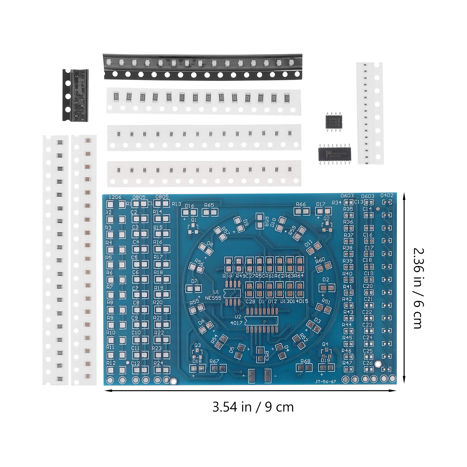 1セットのはんだ付け練習キット。PCB基板と部品が含まれてお - Electronics Project Kit のレビューと価格