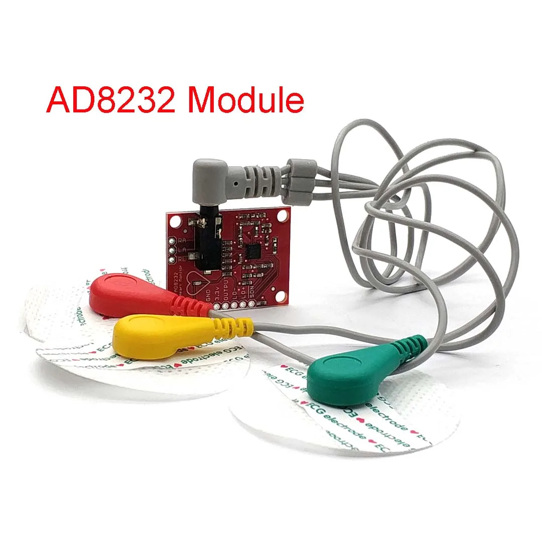 Ecgモジュールad8232ecg測定パルス心拍数ecg監視 - Sensor Kit Arduino のレビューと価格