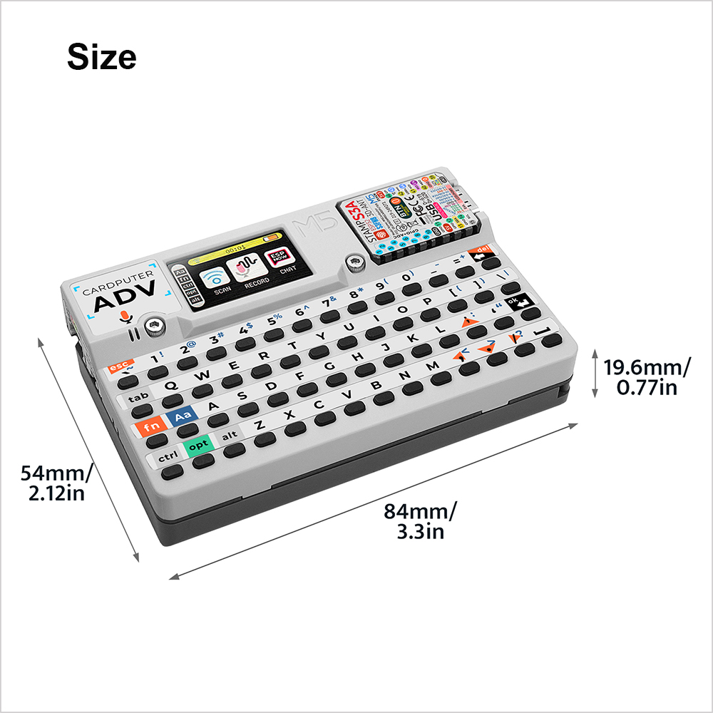 M5Stack Cardputer-Adv プログラマブルカ - Electronics Project Kit のレビューと価格